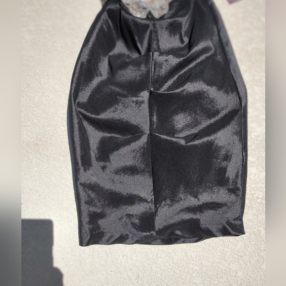 Blondie nights sheer netted rhinestone dress - Picture 8 of 11